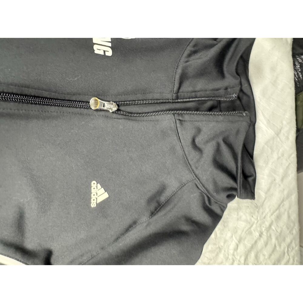 Adidas Climalite Jacket Womens M Black UofL Rowing Full Zip Athletic - Picture 6 of 16